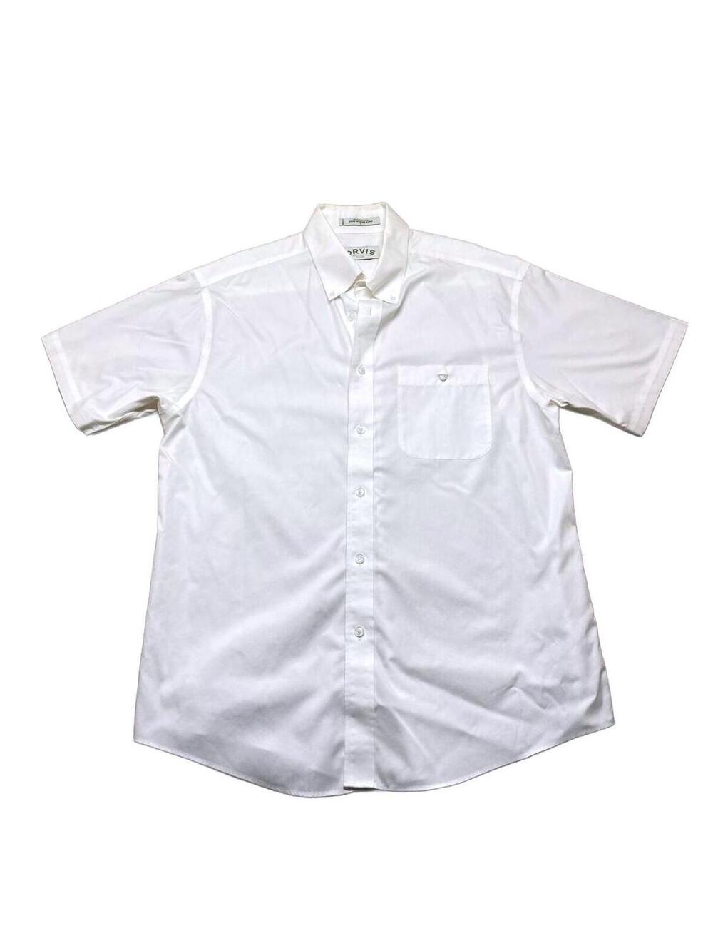 Orvis Men's White Short Sleeve Button-Up Shirt with Pocket